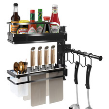 Spice Rack Basket Kitchen