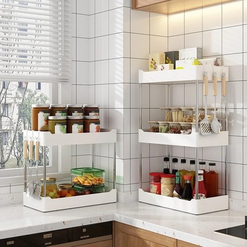 Kitchen spice rack multi layer - rack,