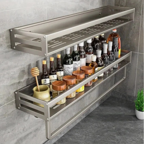 Wall mounted kitchen spice - kitchen,