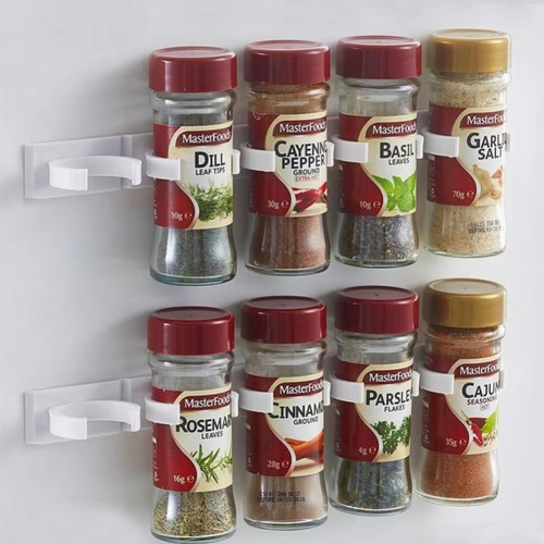 2pcs wall mounted spice jar - 2pcs,