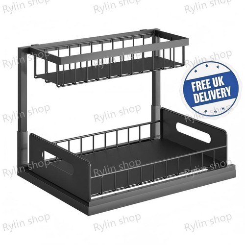 Tier slide out under sink - out,