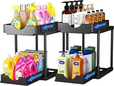 2 Tier Under Sink Storage