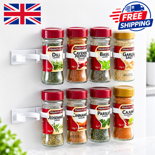 2pcs wall mounted spice rack - wall,