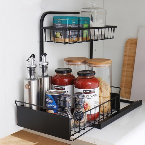 Kitchen slide out drawer - out,