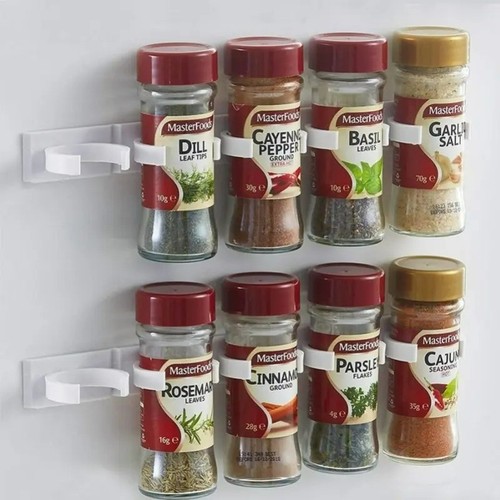 Jar holder adhesive spice - jar,