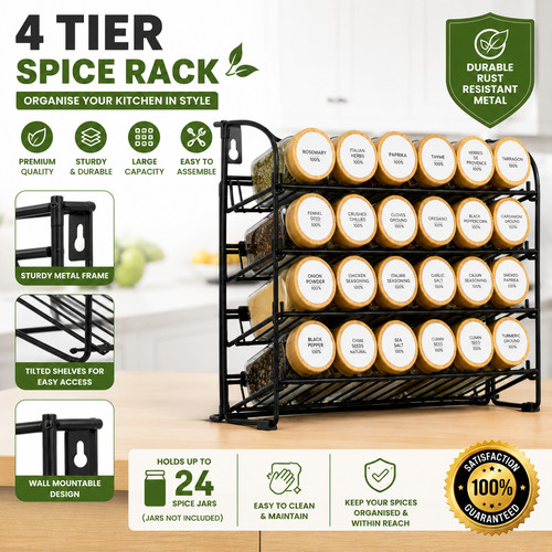 Tier spice rack organiser - tier,