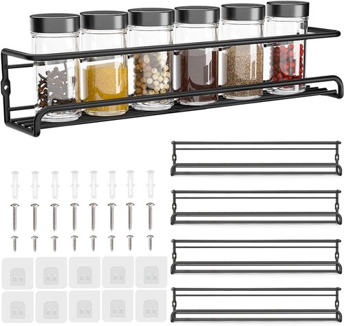 Spice rack tier wall mounted - wall,