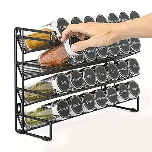 4tiers metal spice - spice, rack