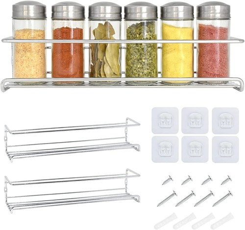 Tier metal spice rack wall - 2,