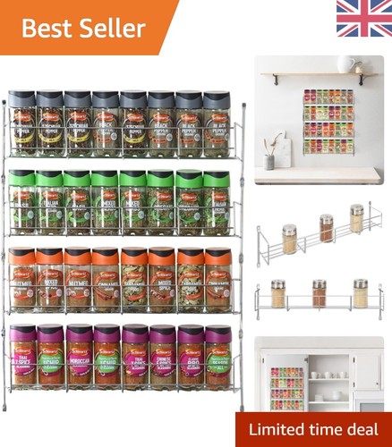 Space saving tier spice rack - 4,
