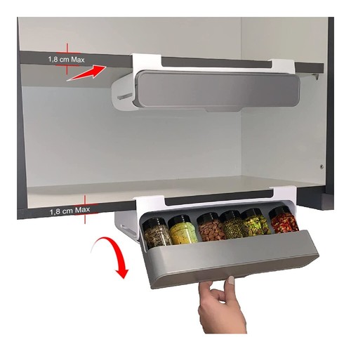 Modern spice rack plus - modern, jars