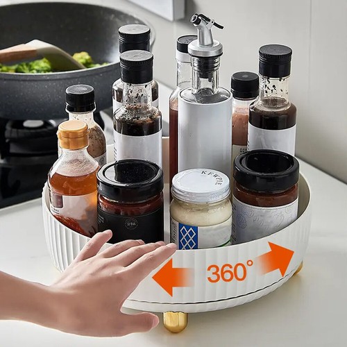 Rotating cupboard organiser - rotating,
